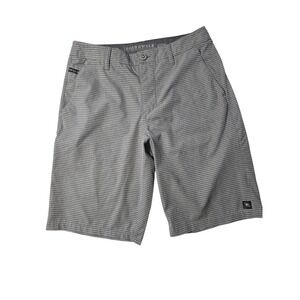 Ripcurl Boardwalk Mirage Surf Shorts Striped Gray Size 29 Mid Rise